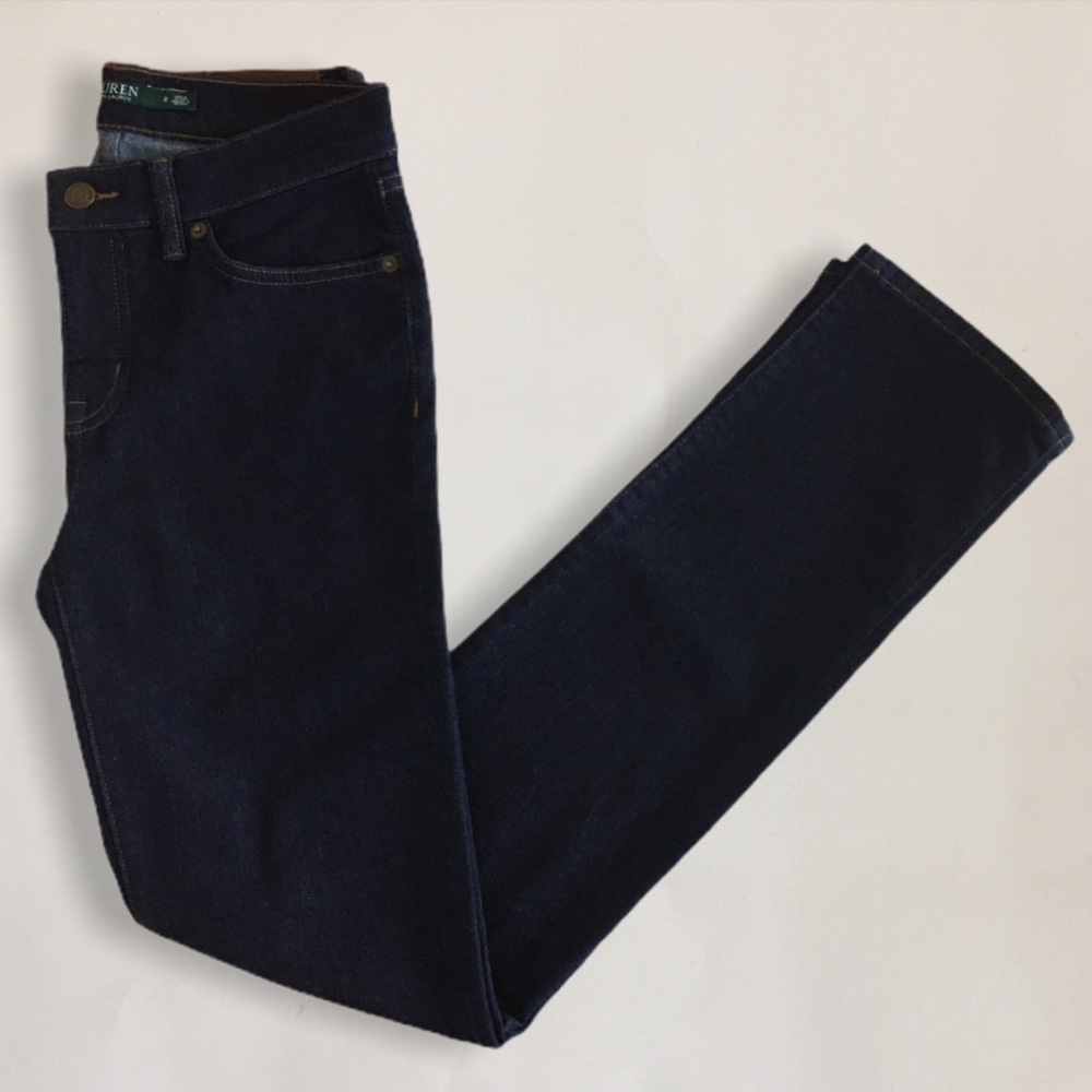 SOLD! Ralph Lauren Modern Straight Curvy Jeans 2 - Picture 7 of 8